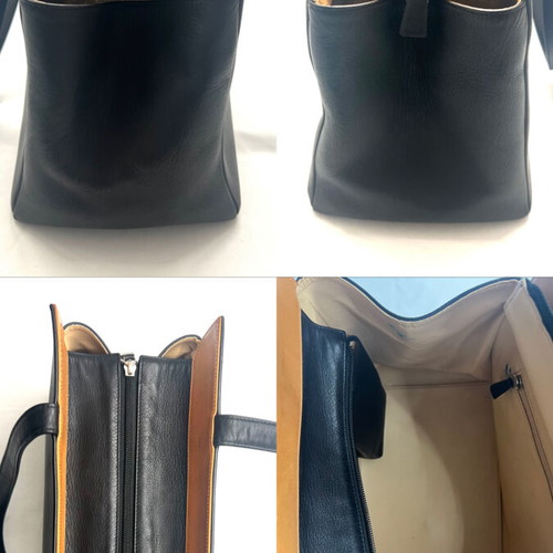 Connolly black leather tote bag used