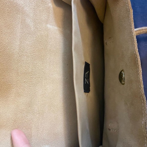 Leather handbag in the condition shown