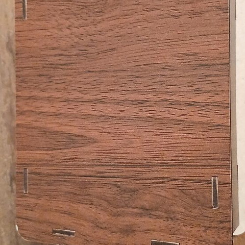 Wooden piggy bank