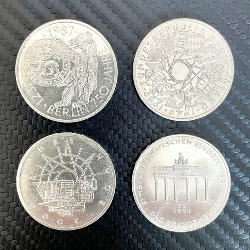 Silver Deutsche Mark coins new condition