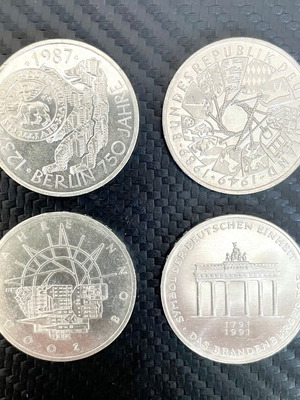 Silver Deutsche Mark coins new condition