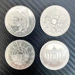 Silver Deutsche Mark coins new condition