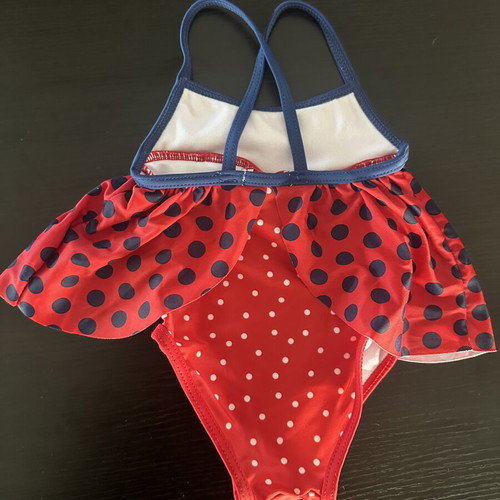 Ladybug baby swimsuit like new, 6 months