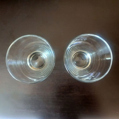 Jacobs Espresso Glasses set of 2 used, vintage transparent