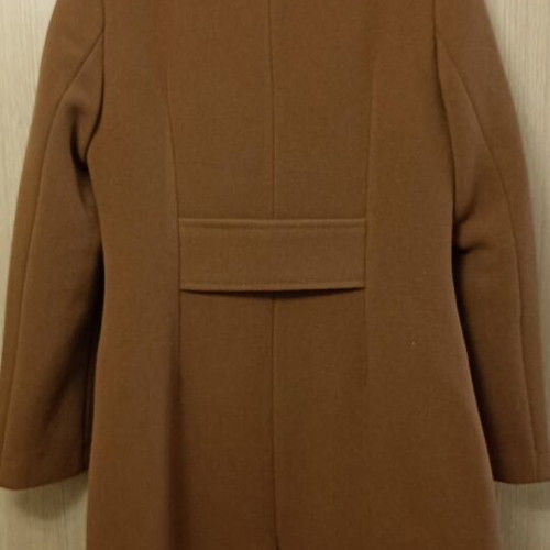 Yes Zee women's long camel coat like new
