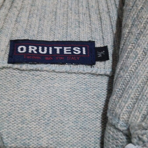 Men's blouse like new, size M, gray and blue