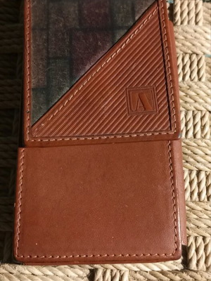 Cigarette pack case like new, leatherette