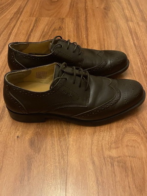 Nak leather shoes brown used, size 42