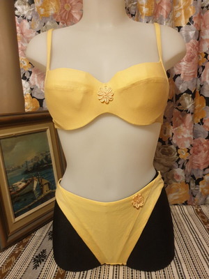 Passionata lingerie set new, yellow, bra 75B, slip medium