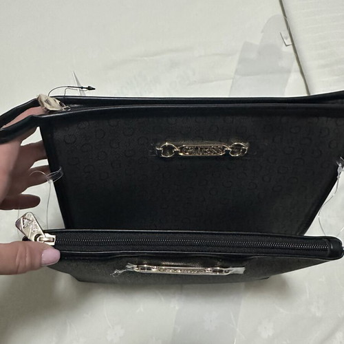 Guess set handbags authentic new black