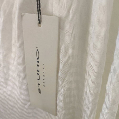 White women's blouse new, transparent, sizes M and L