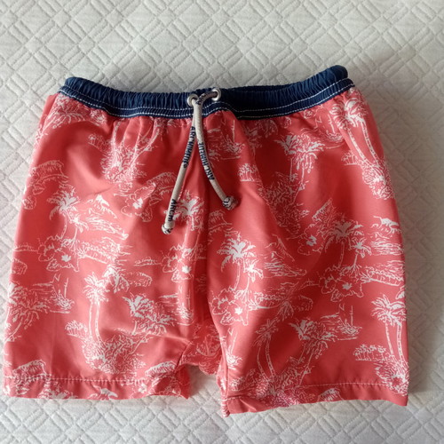 Archimede baby swimsuit unused for 12+ months, coral with blue