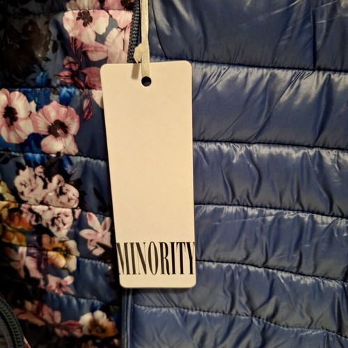 Minority jacket new blue with hood for women
