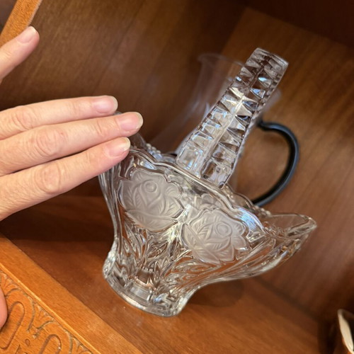 Crystal vase, vintage