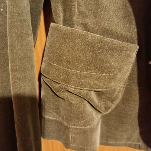 Access velvet jacket used, olive color s/m