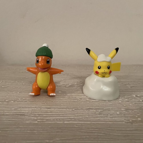 Pokemon Pikachu Charmander Battle Figures like new