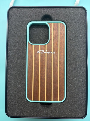 Riva case for iPhone 15 Pro Max used, acquamarina color