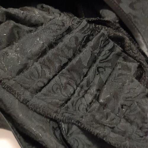 Black blouse with lace