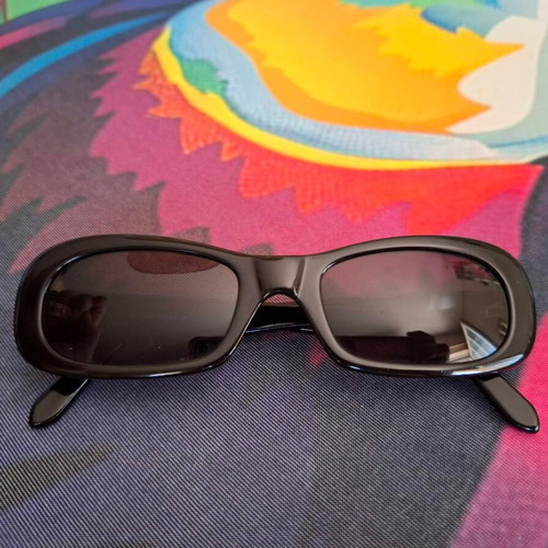 Replay Y2K Sunglasses Black Oval Frame new