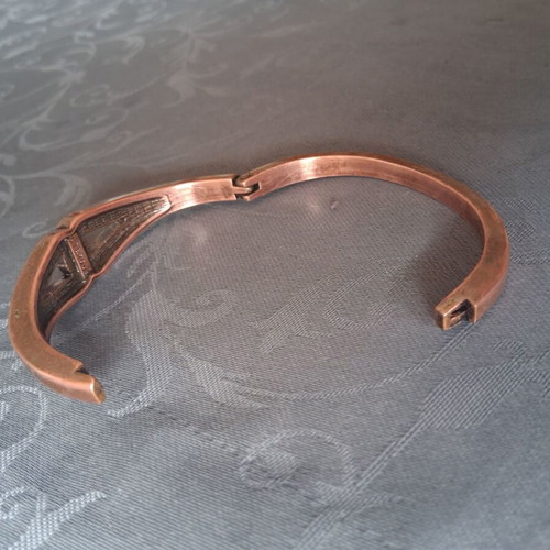 Uterque pink gold cuff bracelet