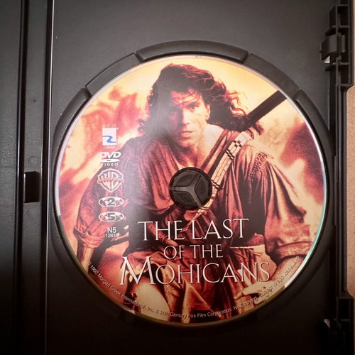 The Last of the Mohicans DVD like new, action adventure, historical