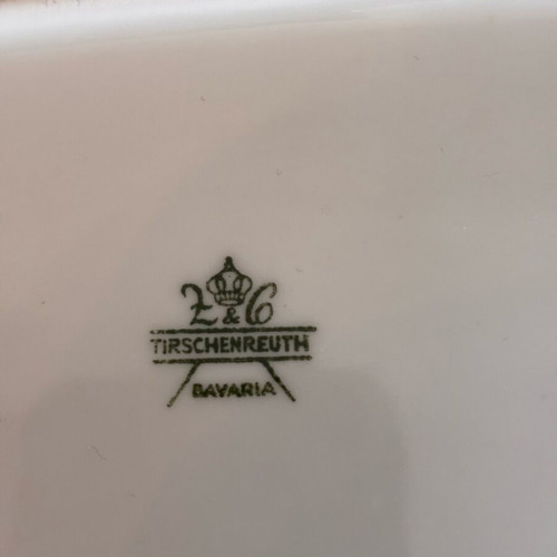 Tirschenreuth decorative platter Bavaria like new 1940-1960