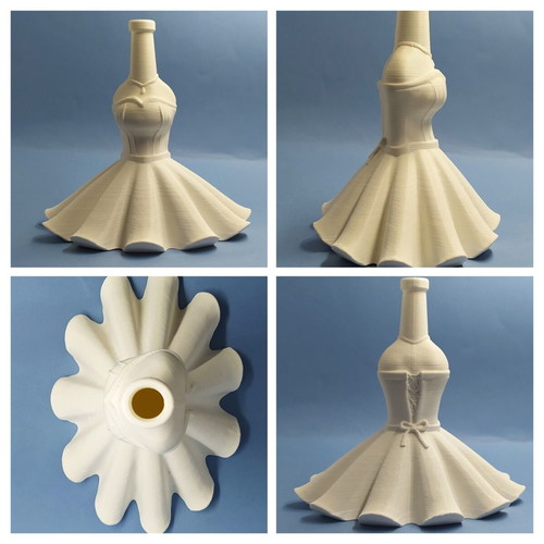Mr and Mrs Bottle Set 3D Printed New, Ideal for Weddings and Christenings