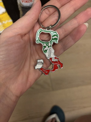 Italy souvenir keychain