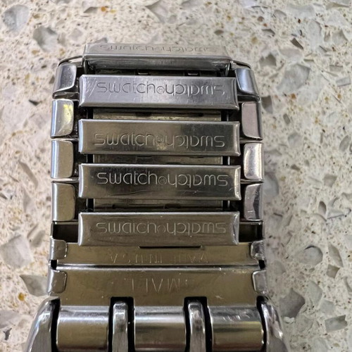 Swatch Irony watch like new, men's, silver