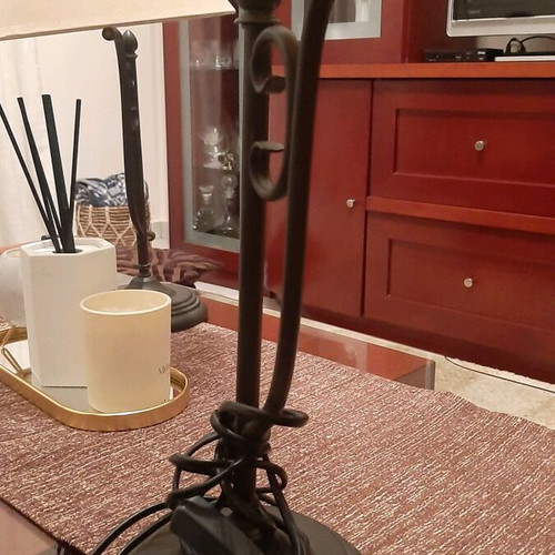 Table lamps used, set of 2 for bedroom