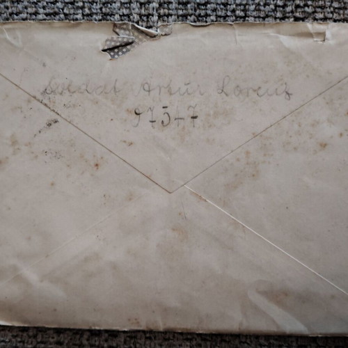 Feldpost Letter 1942 with Envelope from Eastern Front, authentic