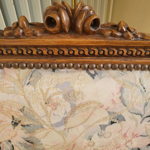 Vintage armchair used, made of rosewood, Egyptian style