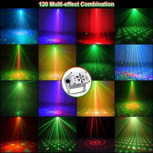 DJ disco light USB party stage lights 120 LED models sound activated new