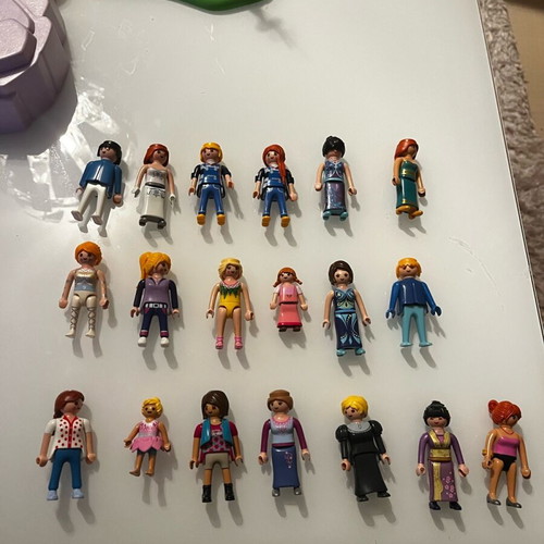 Playmobil like new, set of 19 pieces with accessories