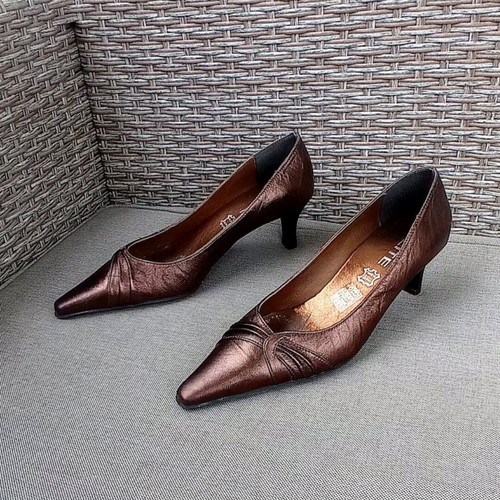 Elite brown vintage retro style pumps size 39 like new
