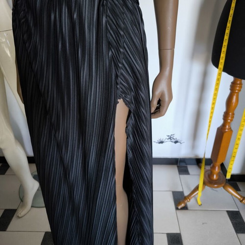 Luxury maxi dress new by Niki Nikolaidou, black, medium