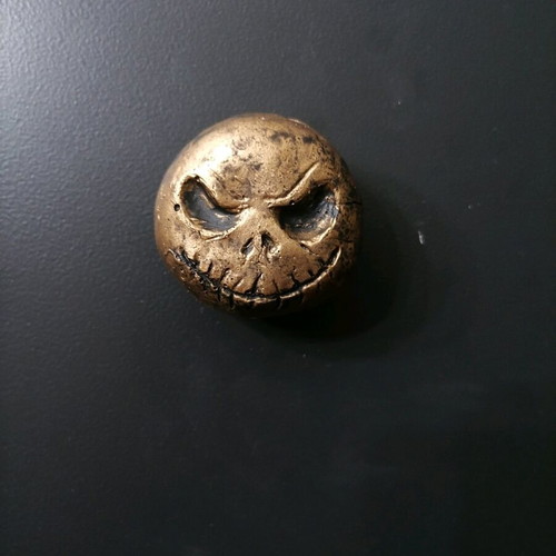 Jack Skellington magnets handmade, new, gypsum with acrylics