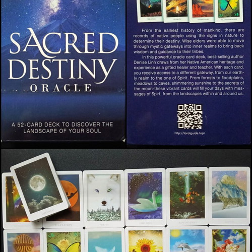 Sacred Destiny Oracle deck by Denise Linn like new with 52 cards
