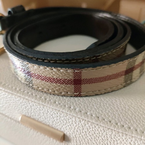 Burberry vintage leather belt like new, brown, size 80
