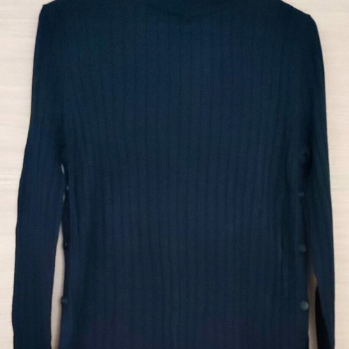 Zara knitted sweater dark blue new, size M