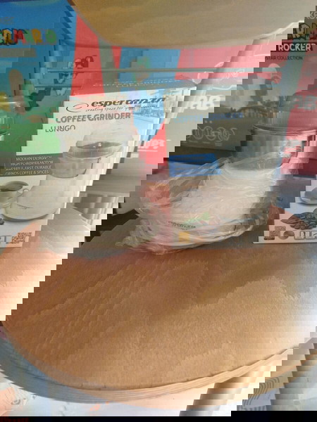Ηλεκτρικός Μύλος Άλεσης Καφέ και Μπαχαρικών 160W σε Λευκό χρώμα, EKC002W