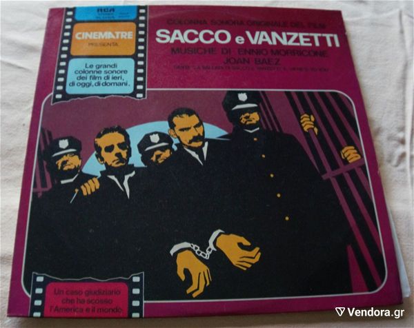  SACCO e VANZETTI-MUSICHE DI ENNIO MORRICONE-JOAN BAEZ