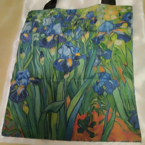 Irides Fabric Shoulder Bag new, blue multicolor