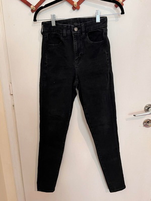 American Eagle jeans used, size XXS, black-gray