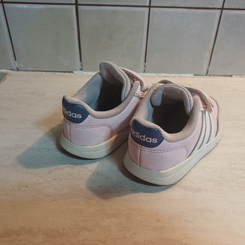 Adidas kids' sports shoes with scratches, like new
