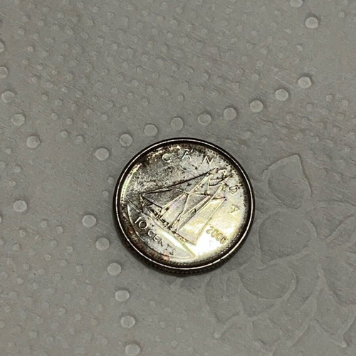 Canada 10 cents coin 2008 like new