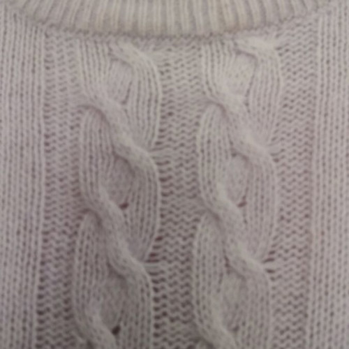 Cariaggi Lanificio S.P.A. women's knitted sweater like new, lilac, cable pattern