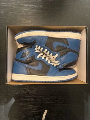 Jordan 1 Retro High OG Dark Marina Blue New Sneakers Size 43