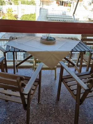IKEA ASKHOLMEN wooden outdoor armchairs set of 4 used