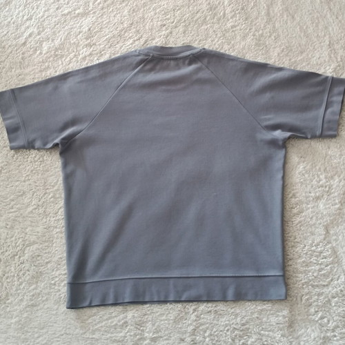 Zara Man Heavyweight Short-Sleeve Sweatshirt like new, gray ciel